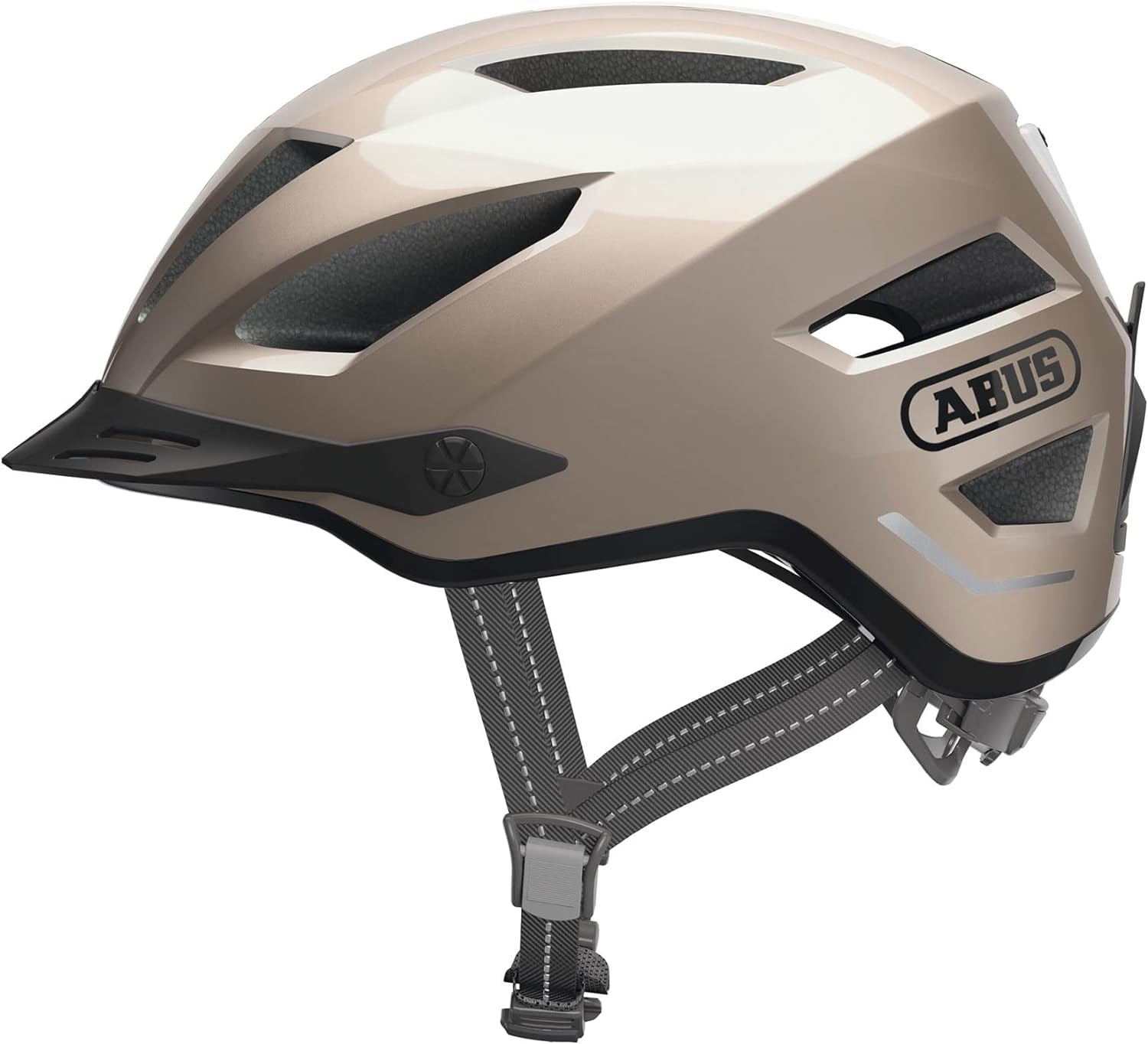 ABUS Pedelec 2.0 Street Bike Helmet with Rear Light and Rain Protection – For Urban Traffic – For Men and Women