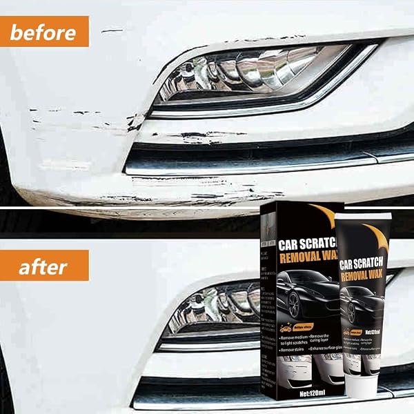 Efface Rayure Profonde Voiture, Produit Efface Rayure Voiture Car Scratch Remover Avec Eponge, Polish Voitures Modèle Crème de réparation de Rayures de Voitures Efface Rayures Anti-Rayures (1PCS) - 5