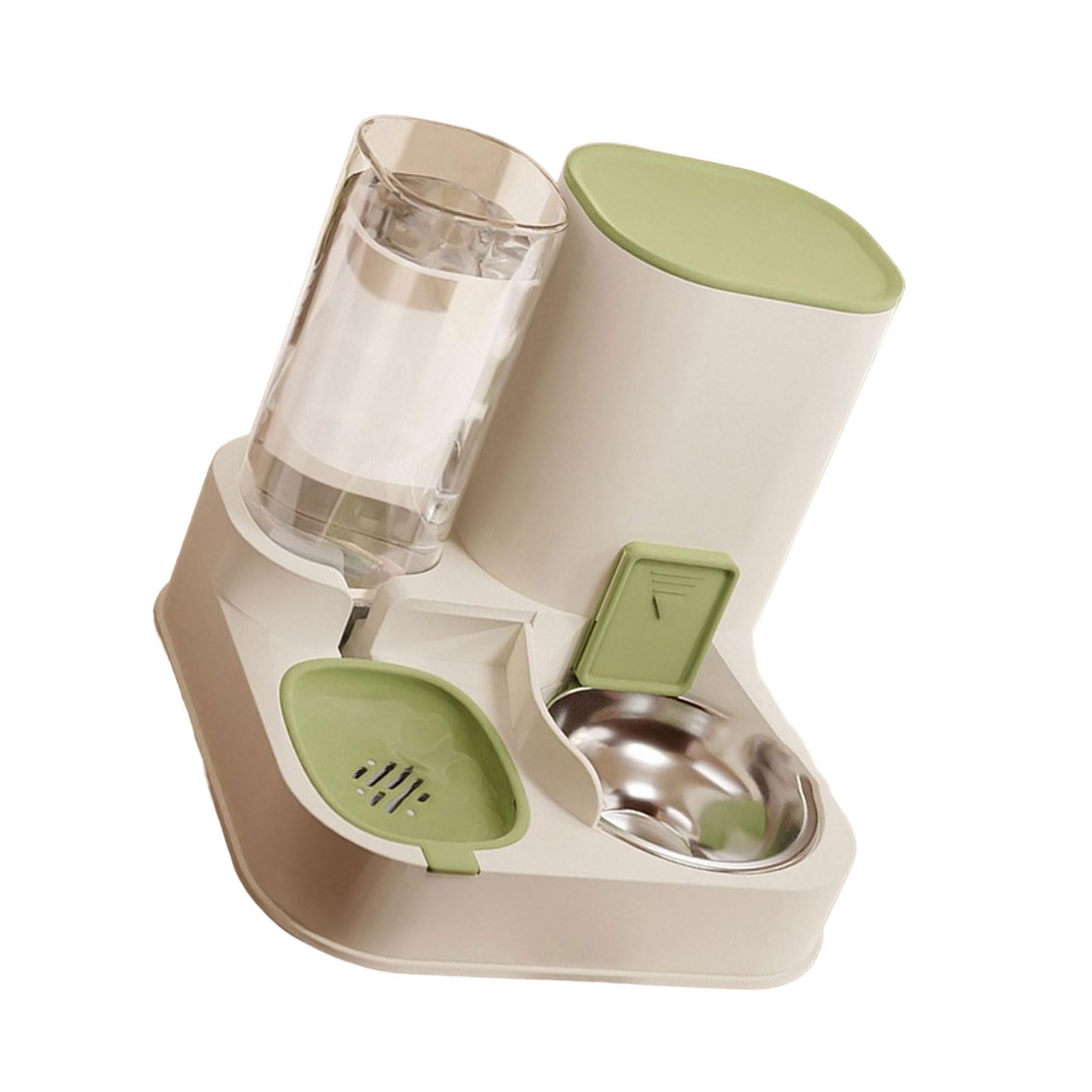 Comederos y dispensador de agua 2 en 1 para perros y gatos, juego de bebederos automáticos de alimentos y bebedero para gatos, suministros para mascotas para cachorros