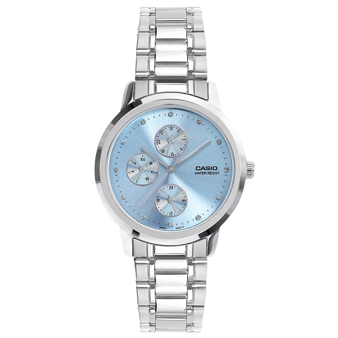 casio Enticer Ladies LTP-SN6KD-2A Analog Ice Blue Dial Watch (A2492)-picture-10