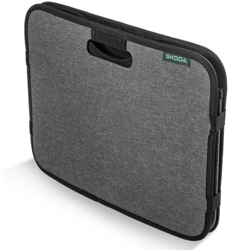 Skoda 6U0061104 vouwbox tas kofferbakbox kist boodschappenmand, antraciet