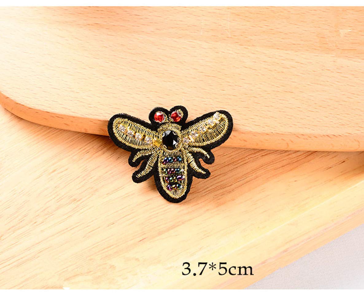 Toppa Ricamata Con Paillettes A Forma Di Ali - 32 Cm - Da Cucire O Stirare Su Vestiti E Borse - Argento