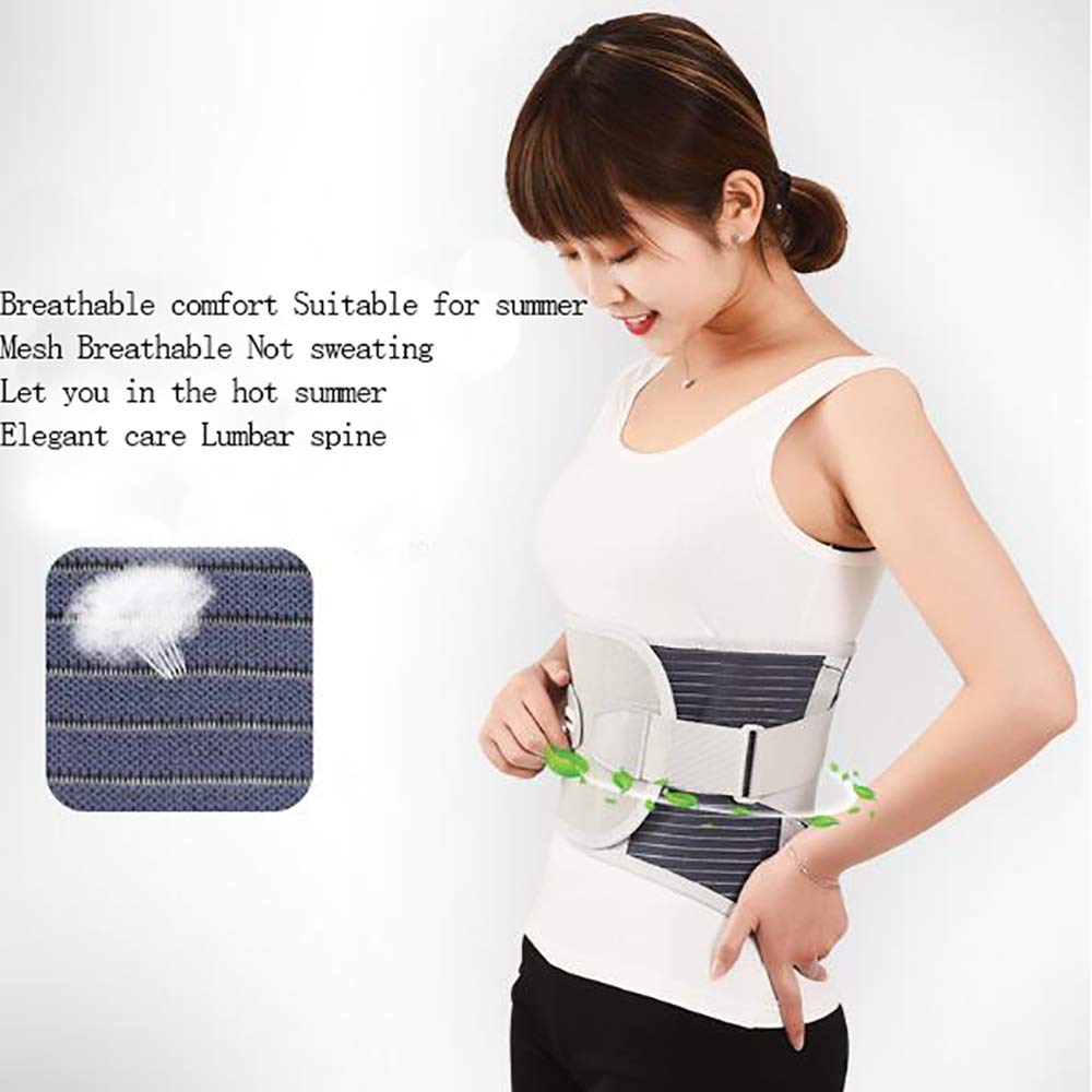 Faja Lumbar Fitness - con Soporte Lumbar Reforzado para Hombres y Mujeres - para el Alivio del Dolor Lumbar - autocalentamiento de turmalina,M