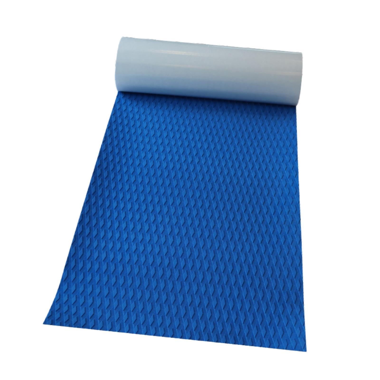Colaxi Surfboard Traction Pad Boat Decking Sheet Anti Slip Boat Floor Mat Deck Pad Grip for Longboard Kayak Swimming Pool Step Canoe, Blue