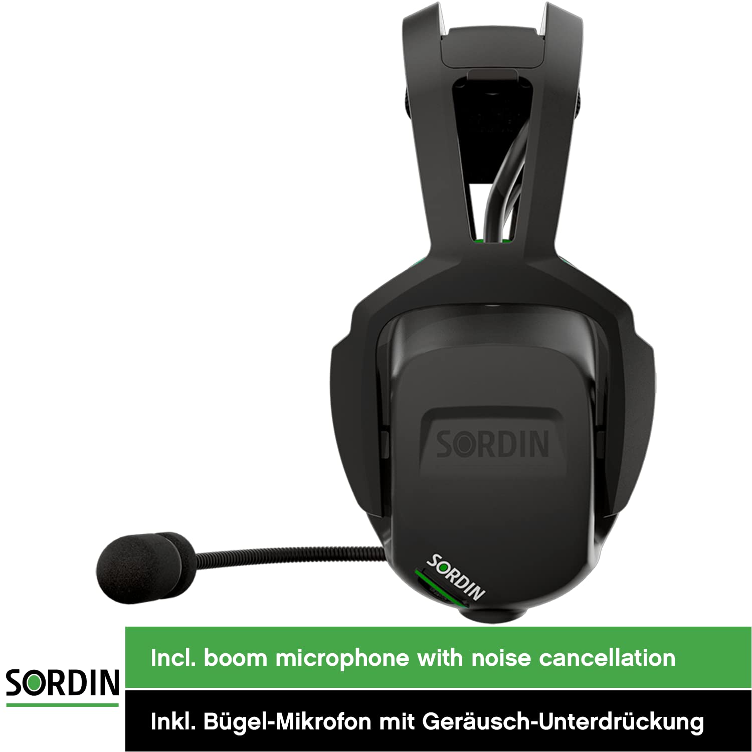 Sordin Share Gehörschutz - aktiver Gehörschützer mit Netzwerk-Kommunikation - EN 352 - mit Sprach-Assistent & FM-Radio