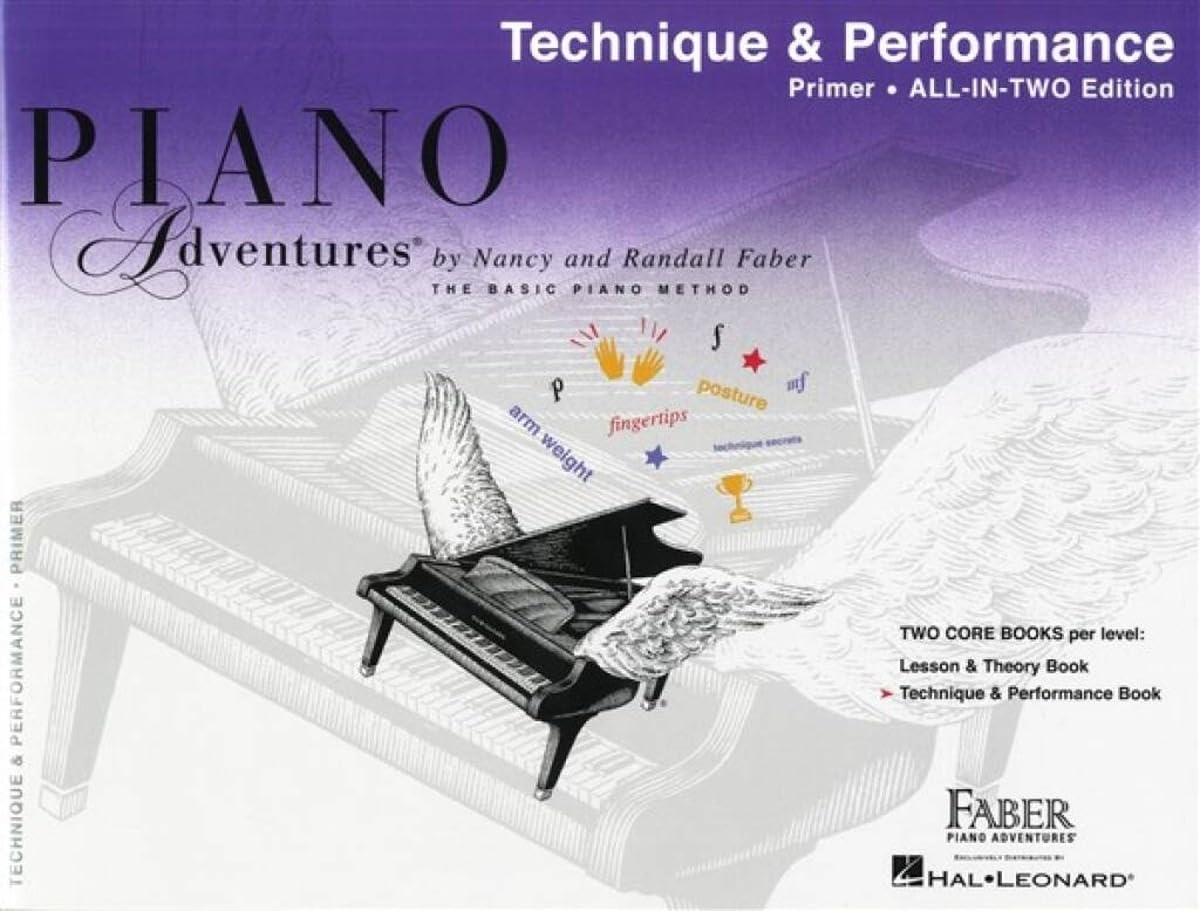 Piano Adventures All-In-Two Primer Tech. & Perf. All-In-Two Edition (Book)