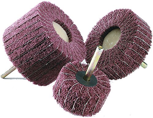 United AbrasivesSAIT 77700 Interleaf Flap Wheel, 1x1x1/4, Medium, 60 Grit, 10 Per Box