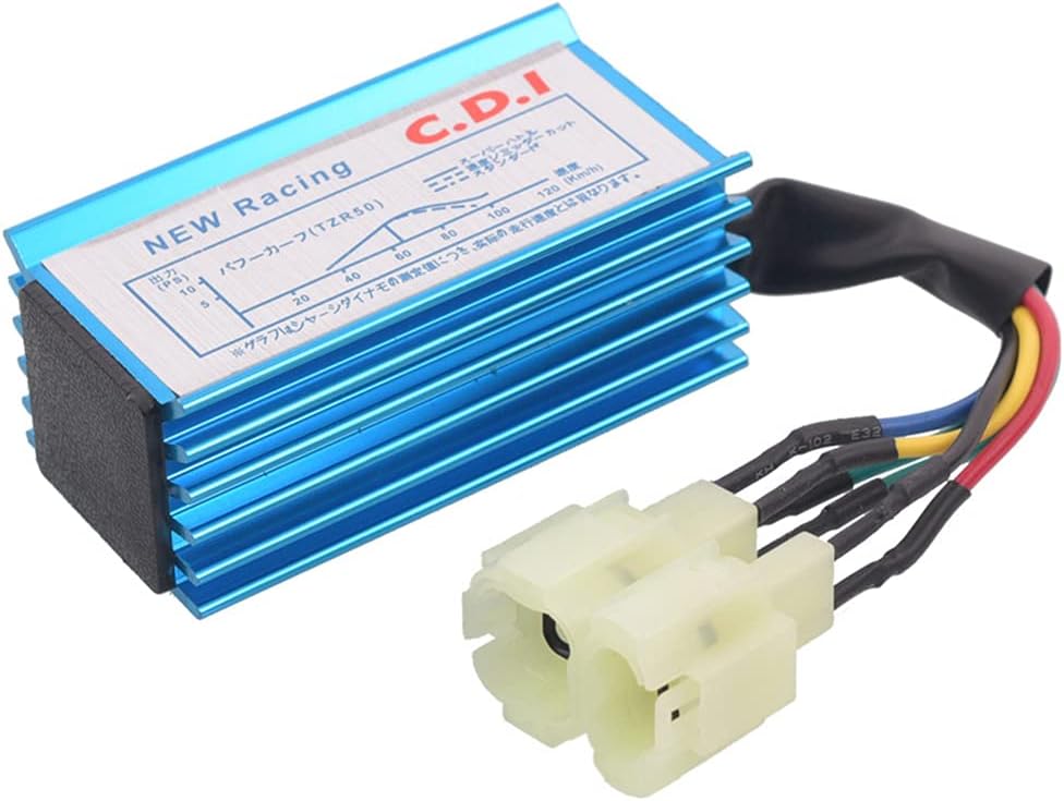 6 Pin Racing Ignition AC CDI Box Fit for GY6 50cc 110cc 125cc 200cc 250cc ATV Dirt Pit Bike Go Kart Moped Scooter 152QMI 157QMJ