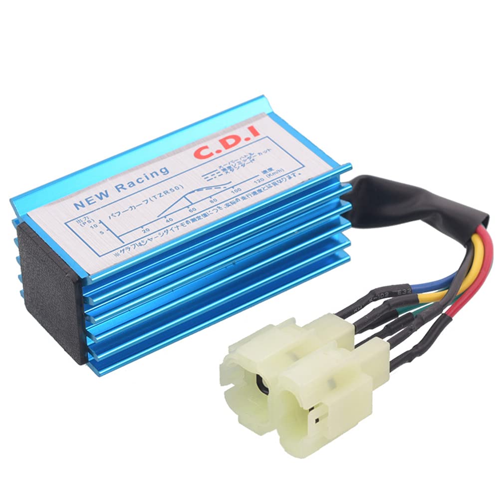 6 Pin Racing Ignition AC CDI Box Fit for GY6 50cc 110cc 125cc 200cc 250cc ATV Dirt Pit Bike Go Kart Moped Scooter 152QMI 157QMJ