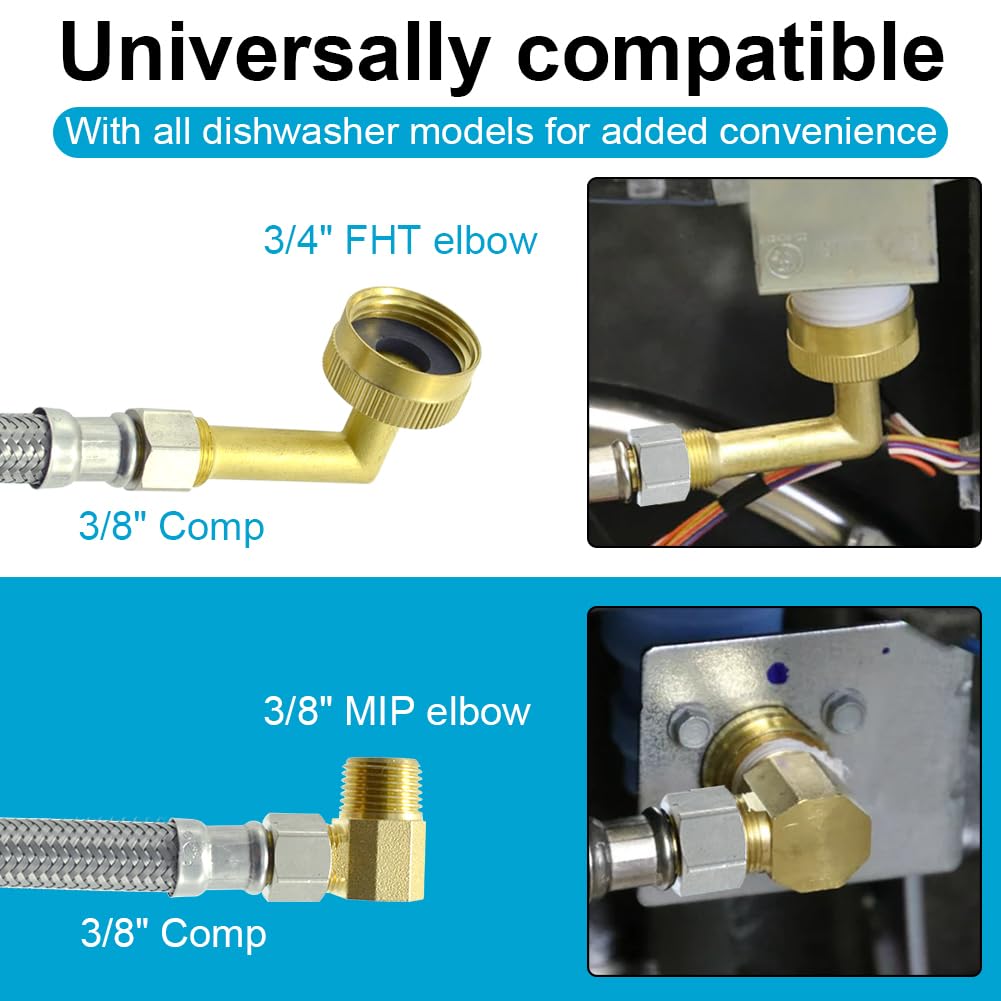 TT FLEX Universal Dishwasher Installation Kit,8 Ft