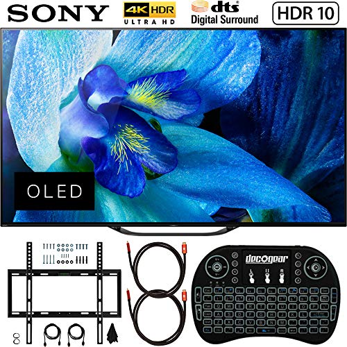 Sony XBR-65A8G 65-inch BRAVIA OLED 4K HDR TV (2019) Bundle with Deco Mount