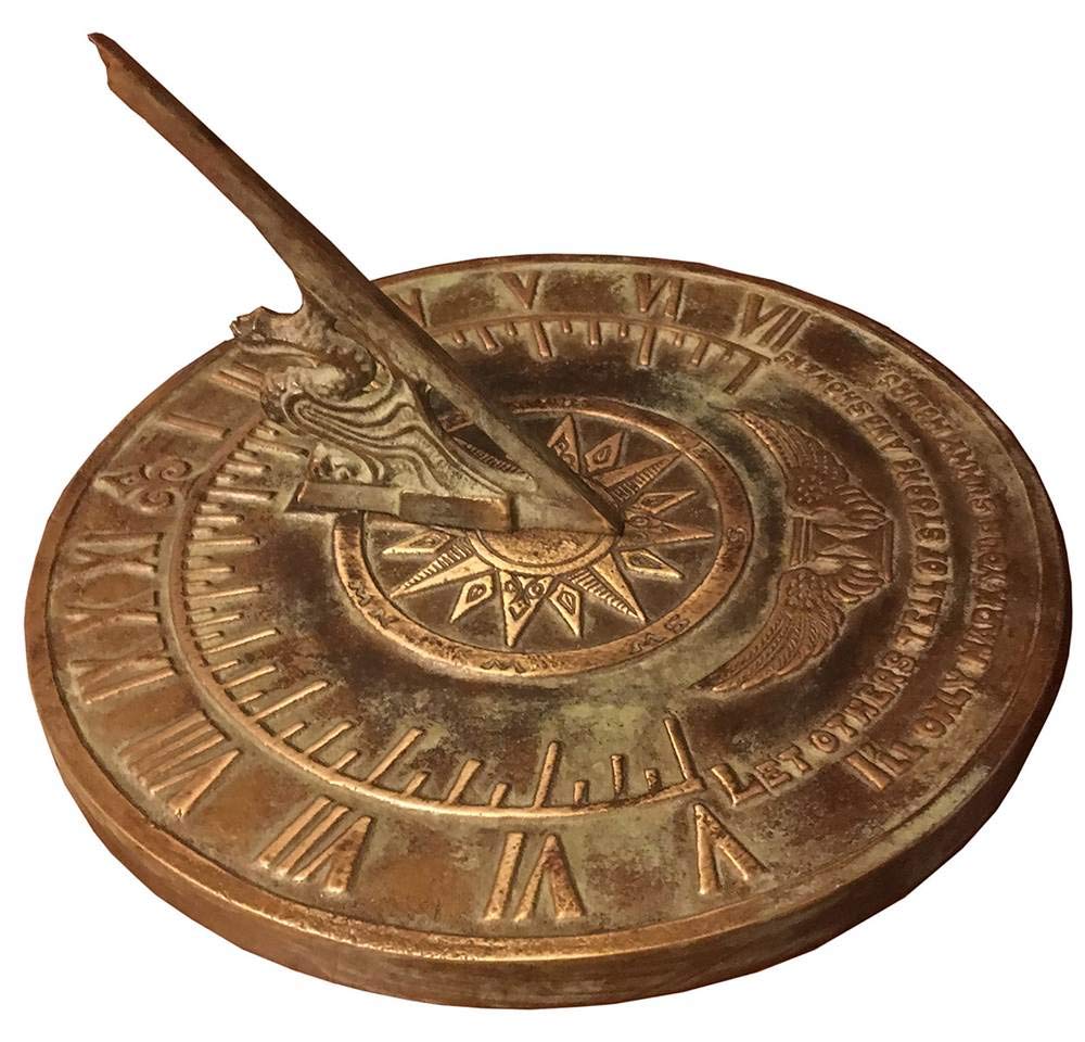 Rome Industries 1820 Solid Brass Colonial Sundial