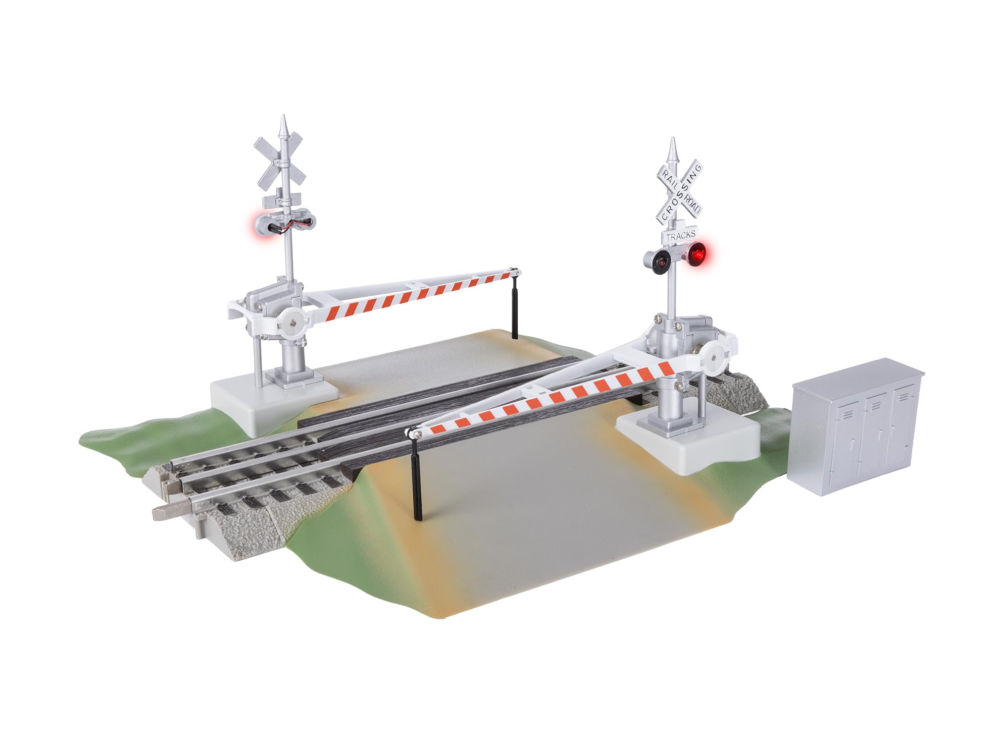 Lionel FasTrack Grade Crossing with Gates & Flashers