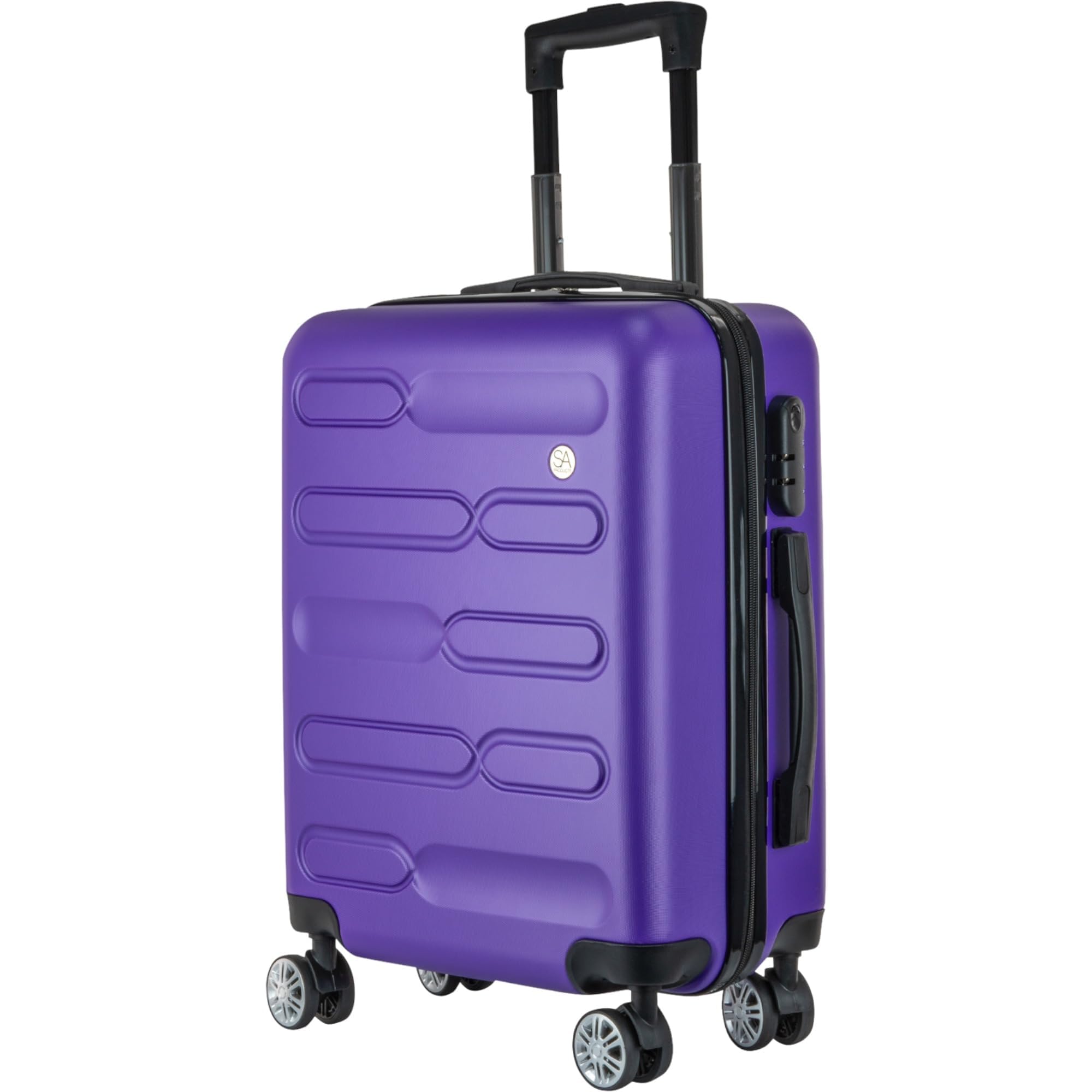 Tanness Unisex Purple 34L Carry On Cabin Suitcase 55X40x20 In