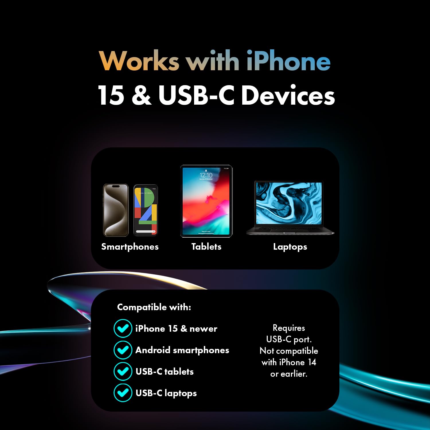 Movo NanoMic - Microfono wireless Dual USB-C per iPhone 15/16 e versioni successive, Android, iPad Pro e laptop, microfono lavalier wireless per smartphone e dispositivi USB-C, ideale per vlogging e
