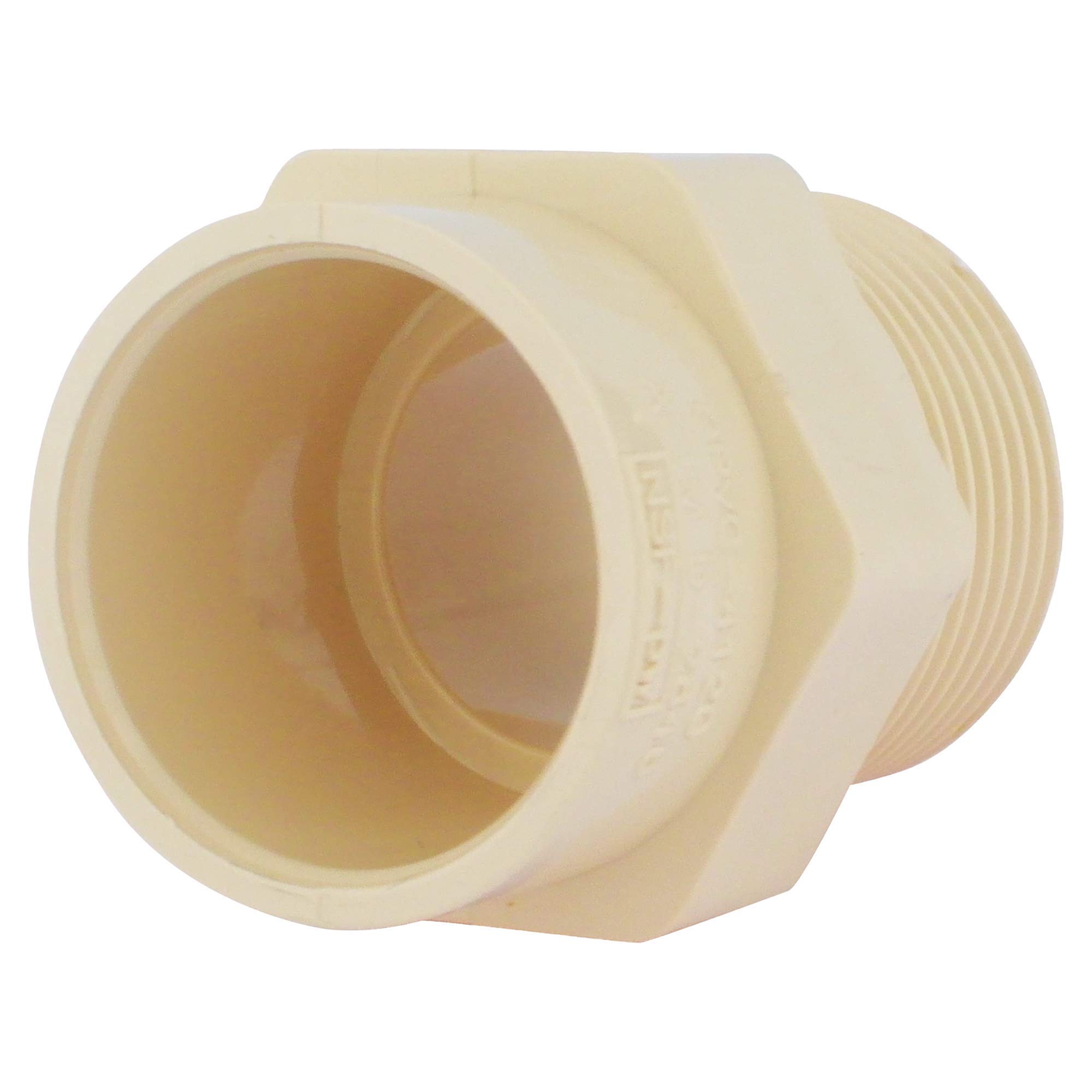 CHARLOTTE PIPE 1 CTS CPVC MALE ADAPTER COLD WATER ON COLD WATER DISTRIBUTION (1 Unit Piece)