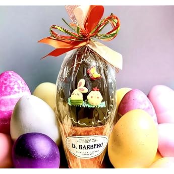 Giant Chocolate Egg Easter Egg Uovo di Pasqua Italy Craft Dark Chocolate with Surprise 250 g