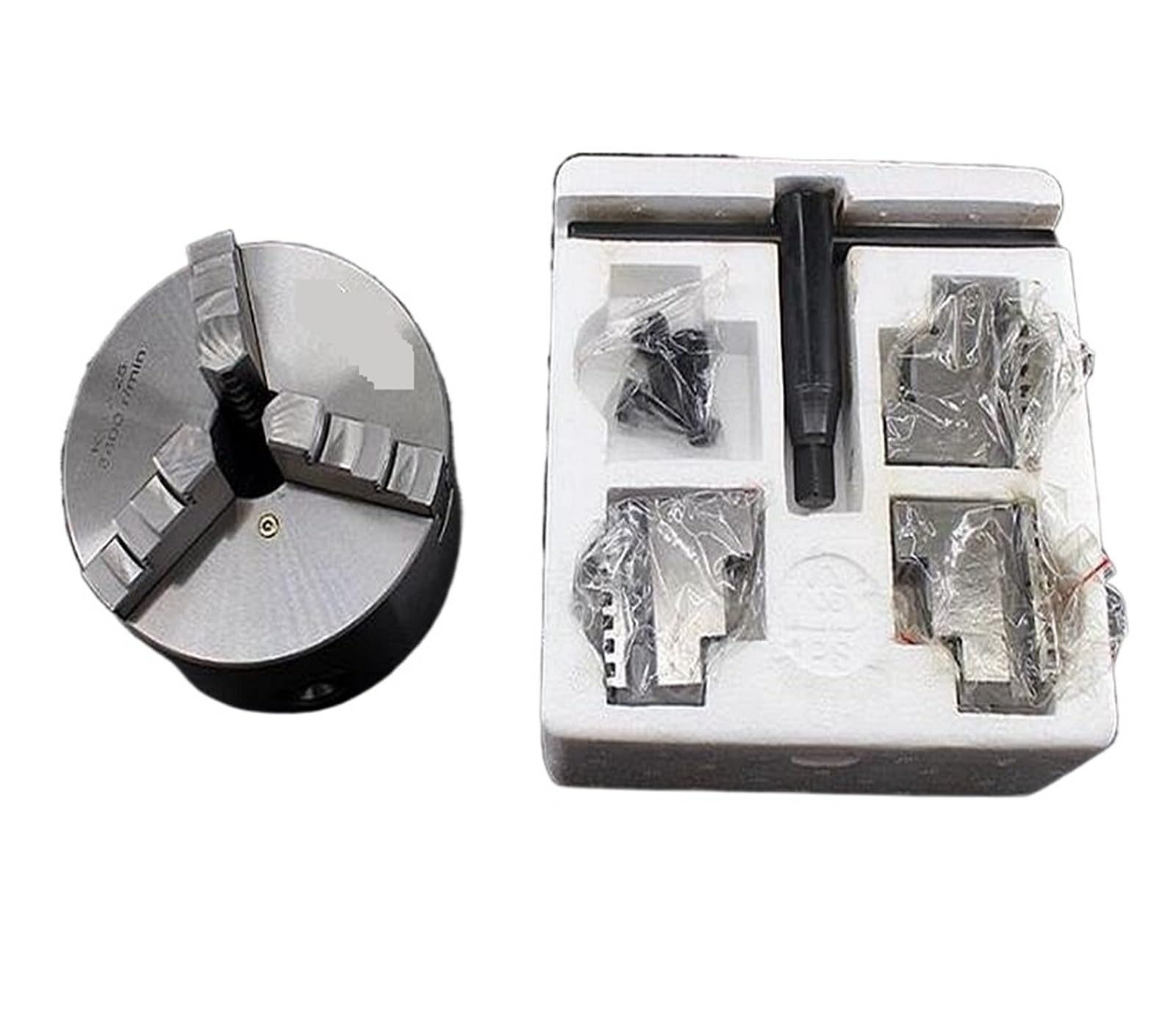 Uchwyt tokarski, 3 szczękowy uchwyt tokarski 80mm 100mm 125mm 130mm 160mm 200mm samocentrujący uchwyt metalowy CNC narzędzie do obróbki metalu do tokarek ogólnych i maszyn przemysłowych(125mm)