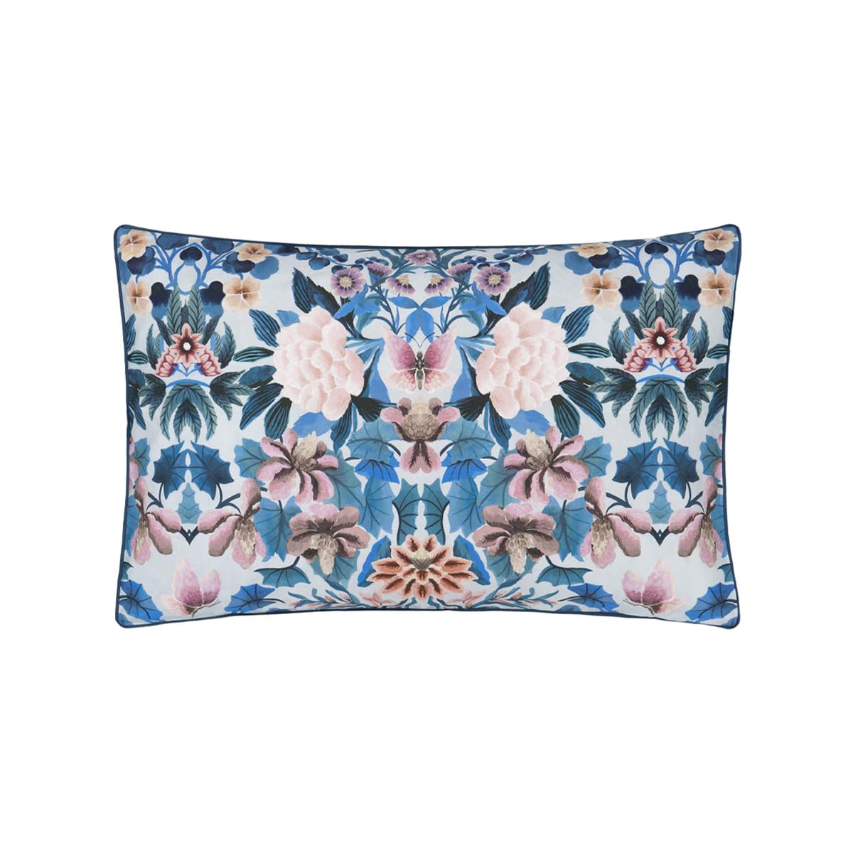 Printed Cotton Percale Pillowcase, Ikebana Damask, 50 x 75 cm, Designers Guild