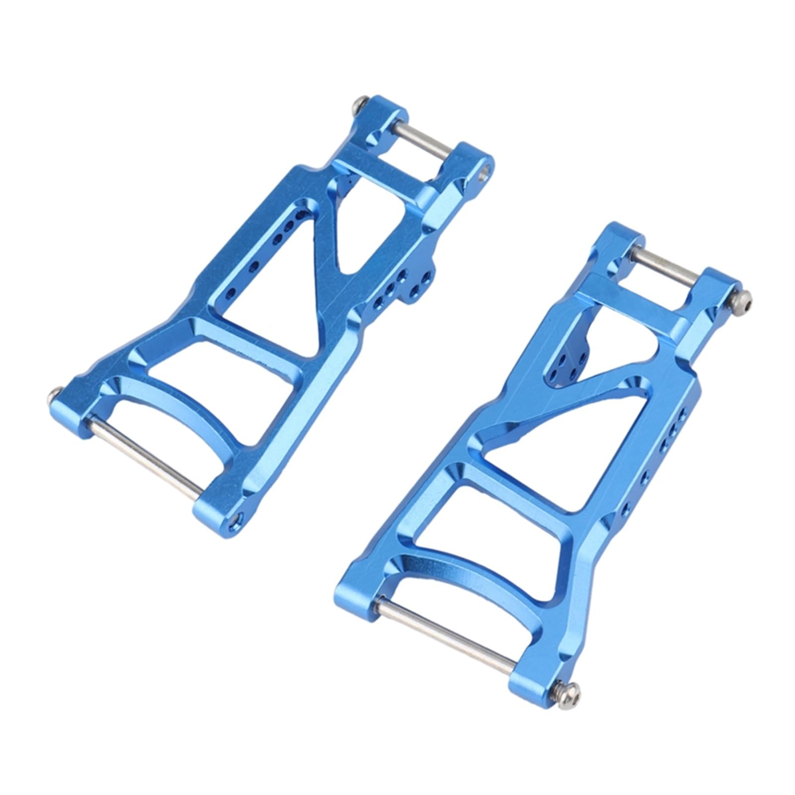 Metalowe przednie i tylne wahacze zestaw drążków kierowniczych 1/10, dla Traxxas, 2WD Slash 2555 3631 2532 Łącznik wahacza zawieszenia samochodu RC(Blue)