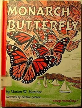 Hardcover Monarch butterfly Book