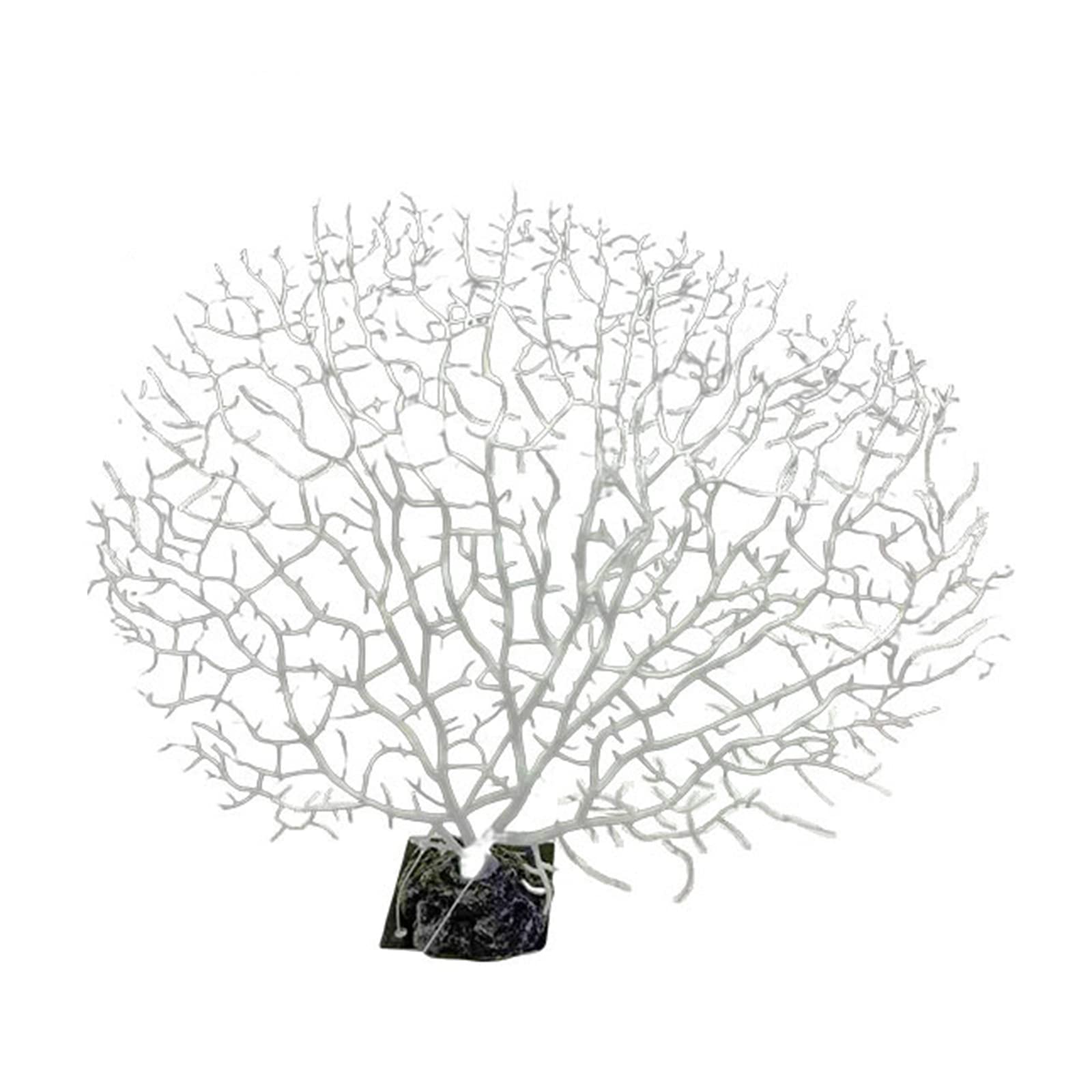 NEWFT Sea Fan Decorations Faux Artificial Branch Aquariums Ornament Fish Tanks Landscape