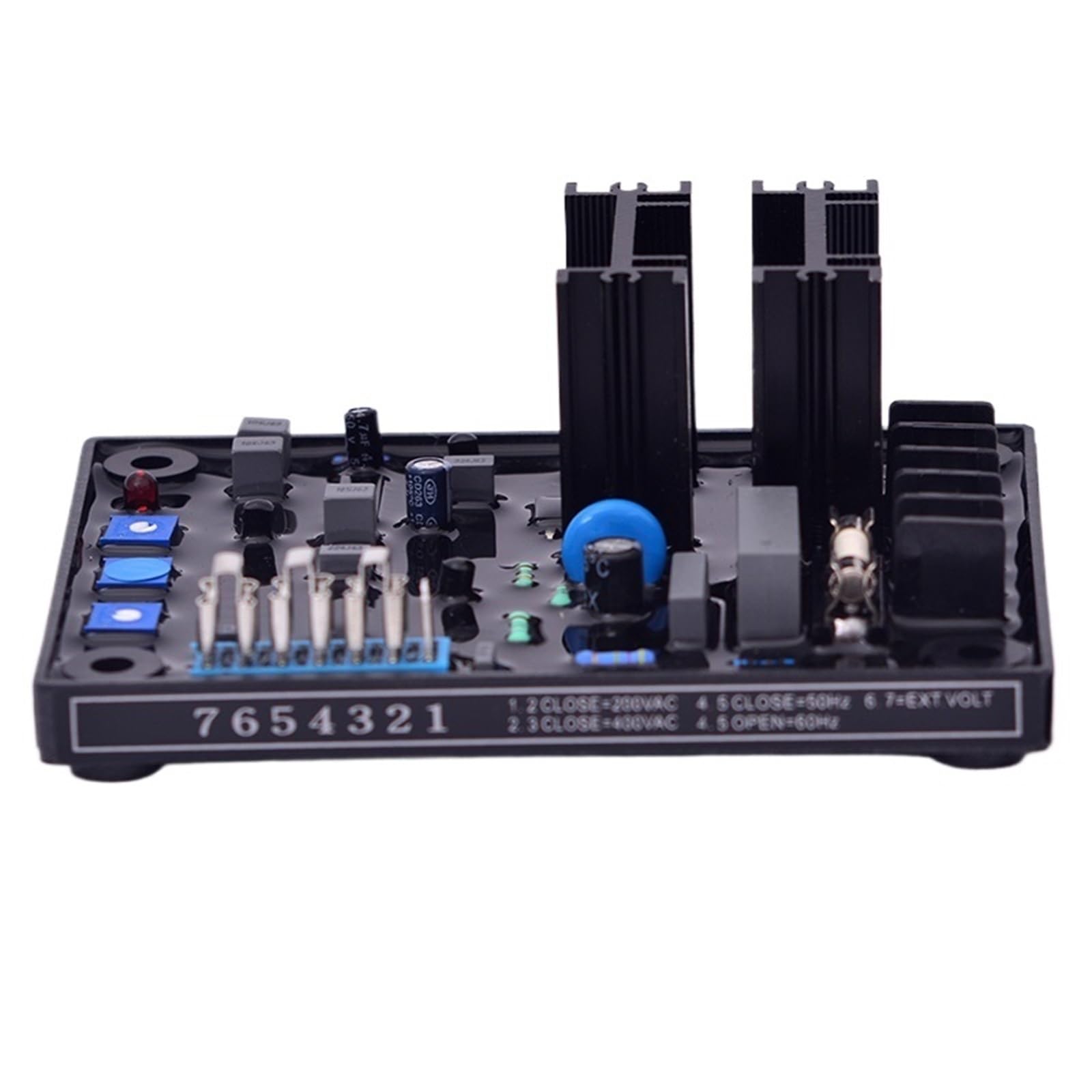 1 unidad de regulador AVR TC05A for generador diésel sin escobillas, regulador de voltaje automático electromagnético, placa reguladora.