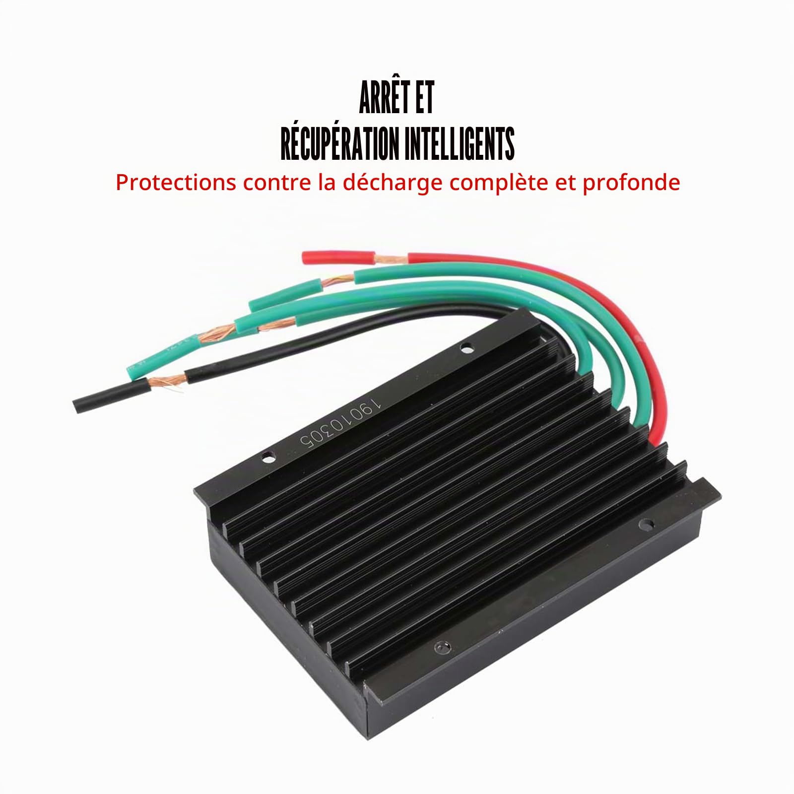 Contrôleur D'éolienne 12V/24V 300W/600W Contrôleur Charge Générateur D'éolienne éTanche Avec 3 Indicateurs LED Pour Petite Centrale Solaire, Lampadaire Solaire, énergie éolienne