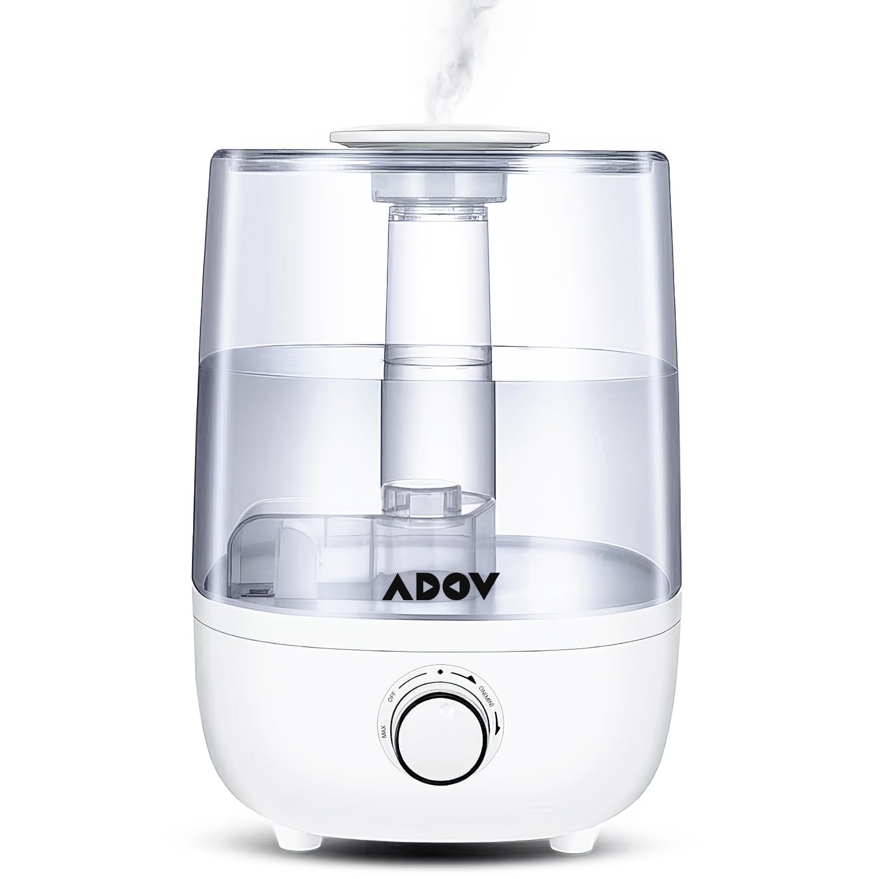 ADOV Humidifier for Home, 4L Cool Mist Humidifiers for Bedroom, Quiet Ultrasonic Humidifie...