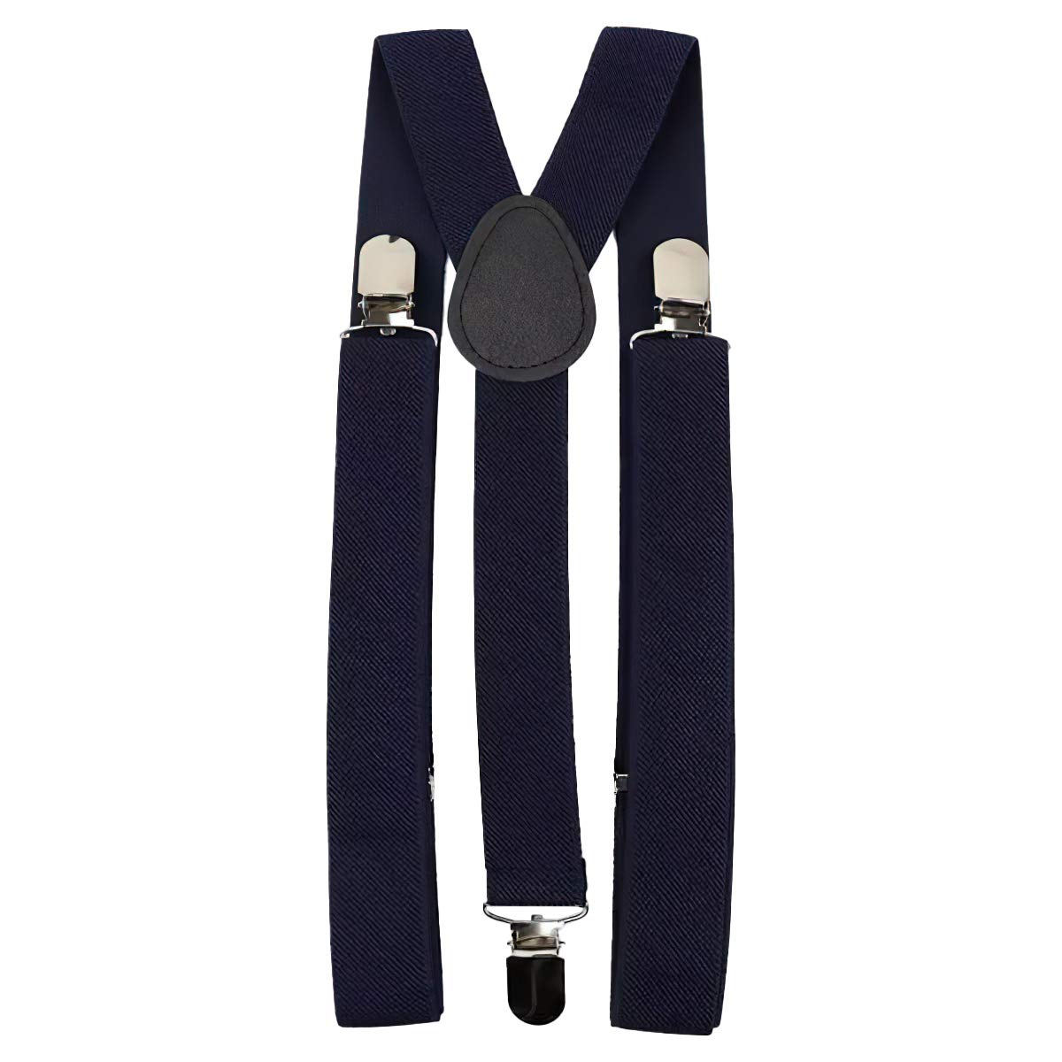 Db Dickie Bow Men's Navy Blue Vintage Braces Adjustable With Heavy Duty Clasps (Navy Blue) - Suitable For Formalwear, Office, Weddings, Parties, Grooms & Grooms Outfits