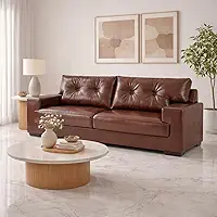 Sofá 3 Lugares Julia Couríssimo Pinhão Confortável