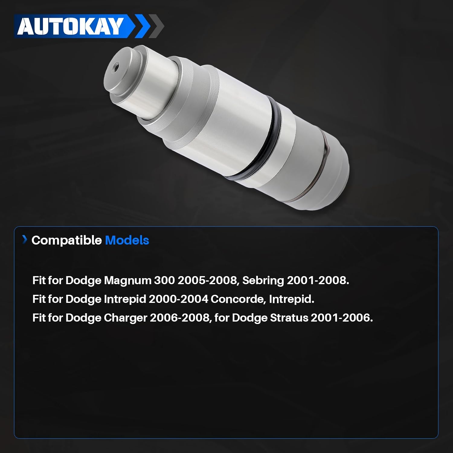 AUTOKAY Lower Timing Chain Tensioner for Chrysler for Dodge Selected Models with 2.7L DOHC Engine Replaces OEM 4792443AB 95422 BT507 10062