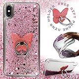 iPhone Xs MAX 6.5" Case, ZASE Compatible for iPhone Xs MAX [Liquid Glitter Sparkly Bling] Protection