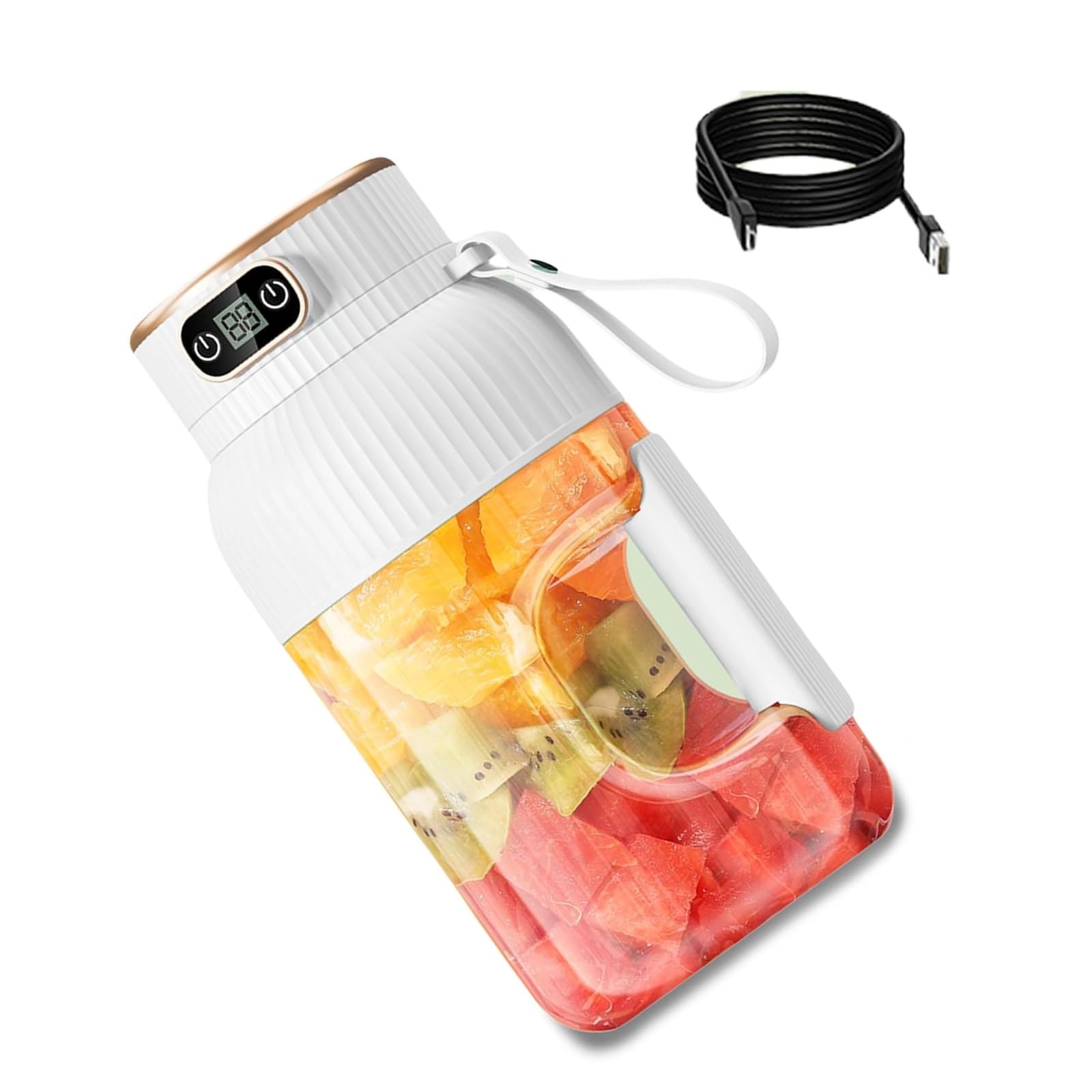 Buxuaaaa Rechargeable Travel Juicing Cup Fruit Juices Maker Juicing Device Travel Juices Maker Cup for Making