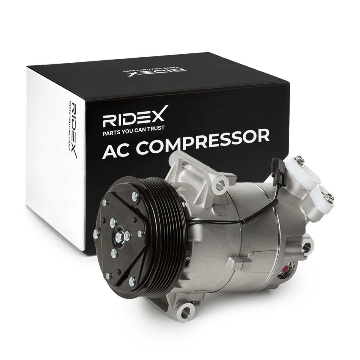 RIDEX 447K0067 Compresor aire acondicionado con juntas Compatible con RENAULT Master 3 Caja/Chasis EV, HV, UV