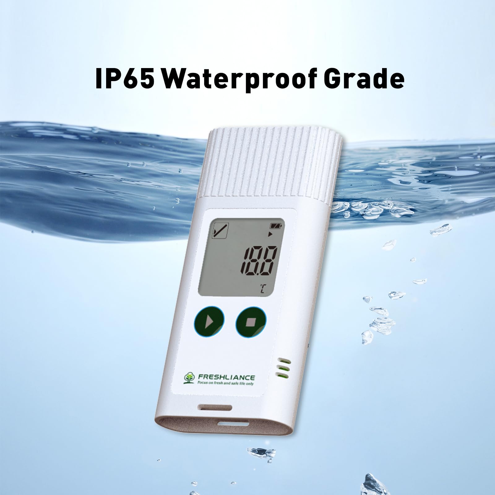 Freshliance USB Temperature Humidity Data Logger, Reuseable Temperature Humidity Recorder with PDF or CSV Report, Digital Refrigerator Thermometer Hygrometer for 35000 Points High Accuracy, TagPlus-TH — Amazon image 7