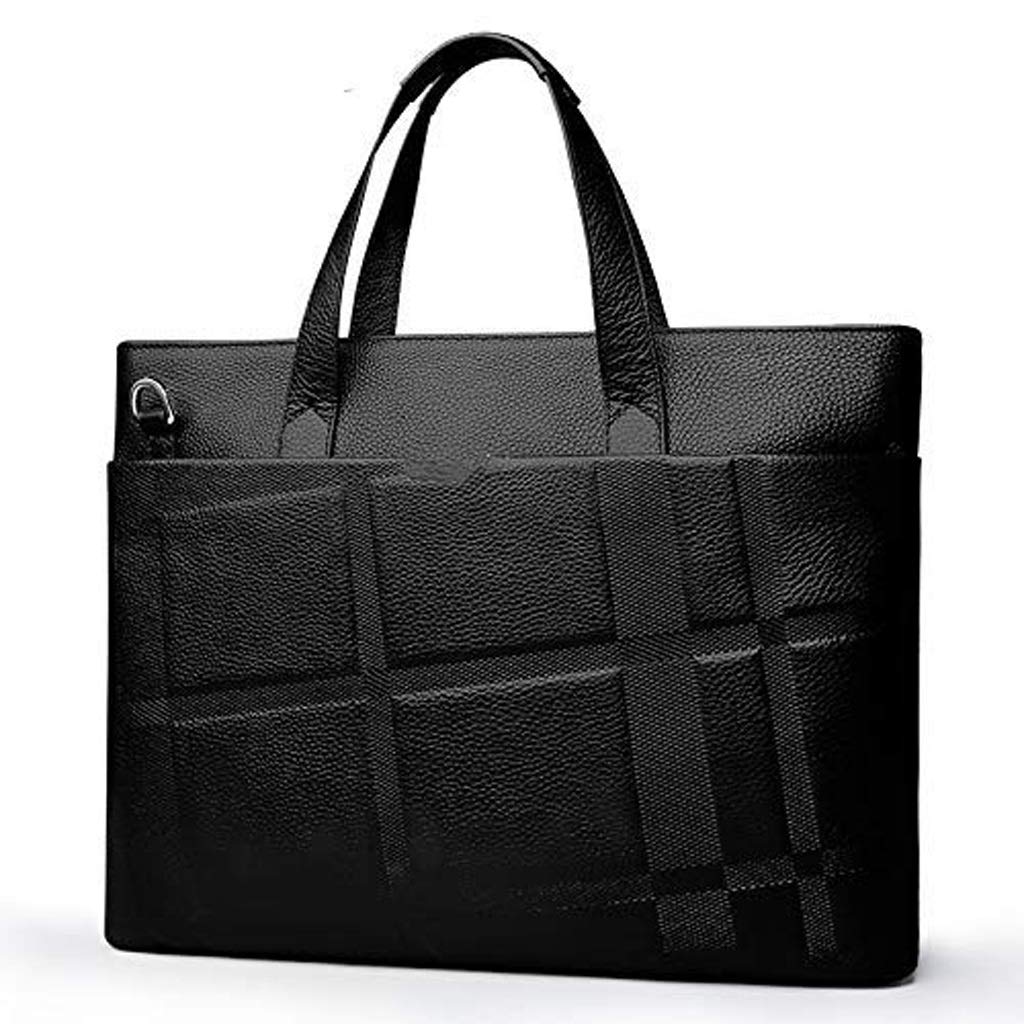 Messenger Bag for Men Lightweight Fashion Water Resistant Computer Satchel Crossbody Shoulder Bags Black