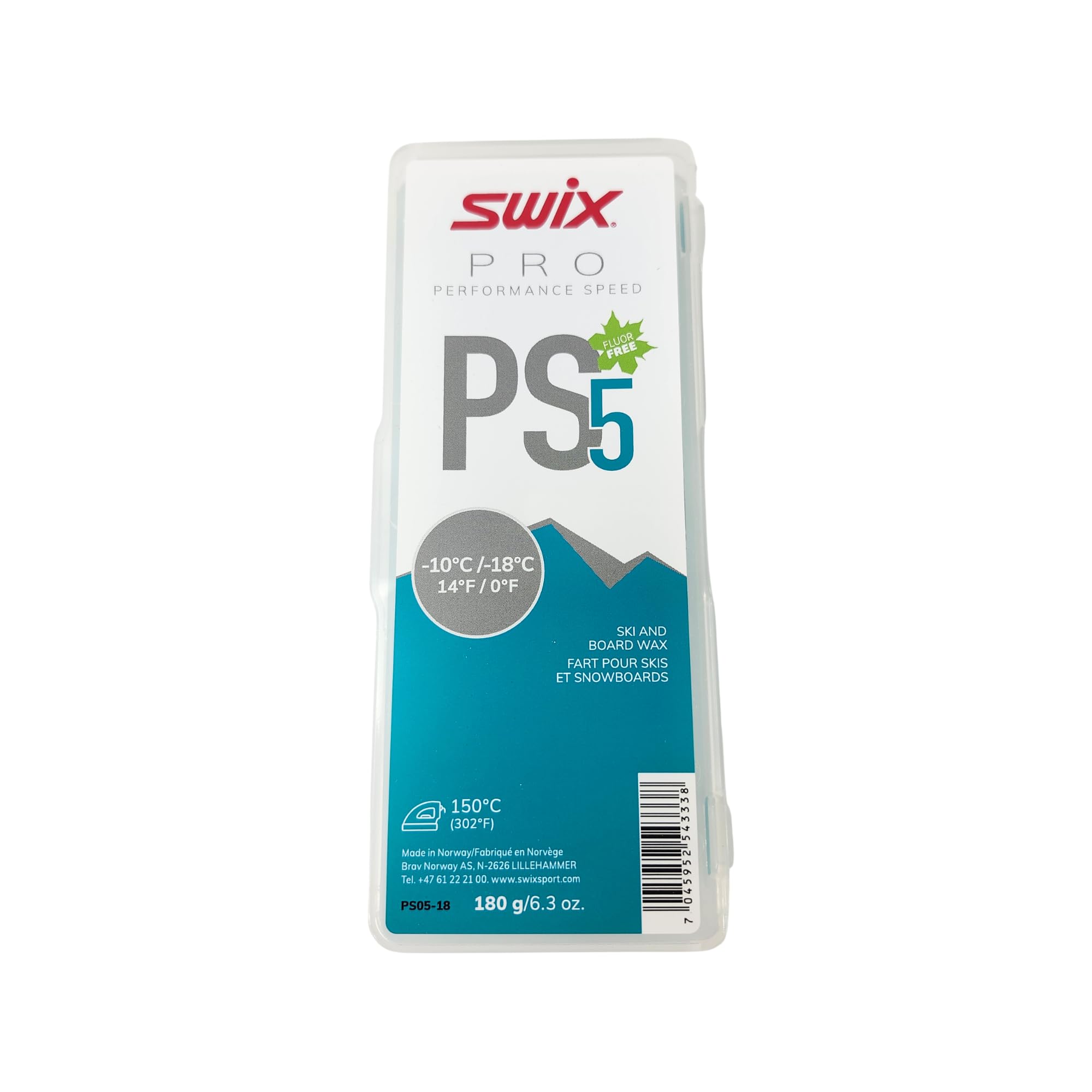 Swix Sci Snowboard Glide Wax PS Series 180g