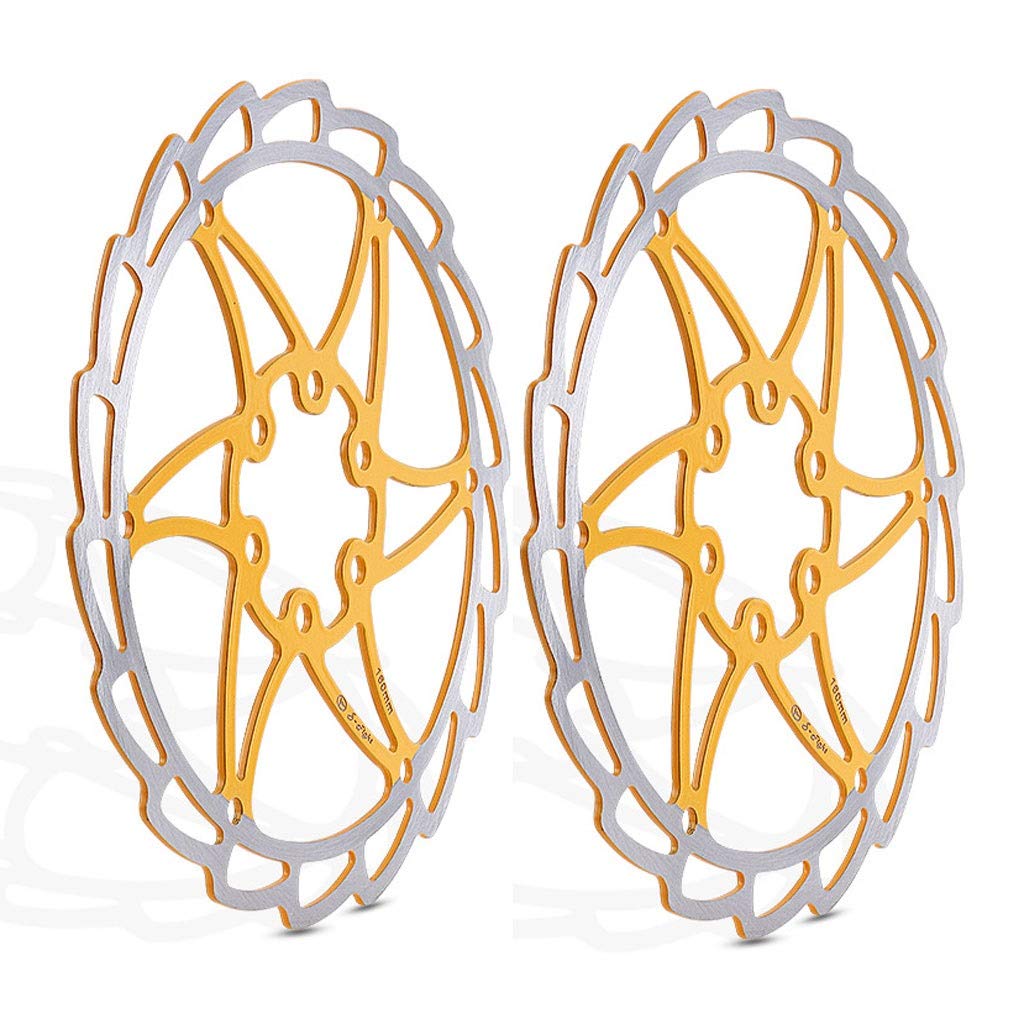 2pcs Freno a Disco MTB Bici Rotore 160mm (6. 3") con 12 Viti Acciaio Inossidabile