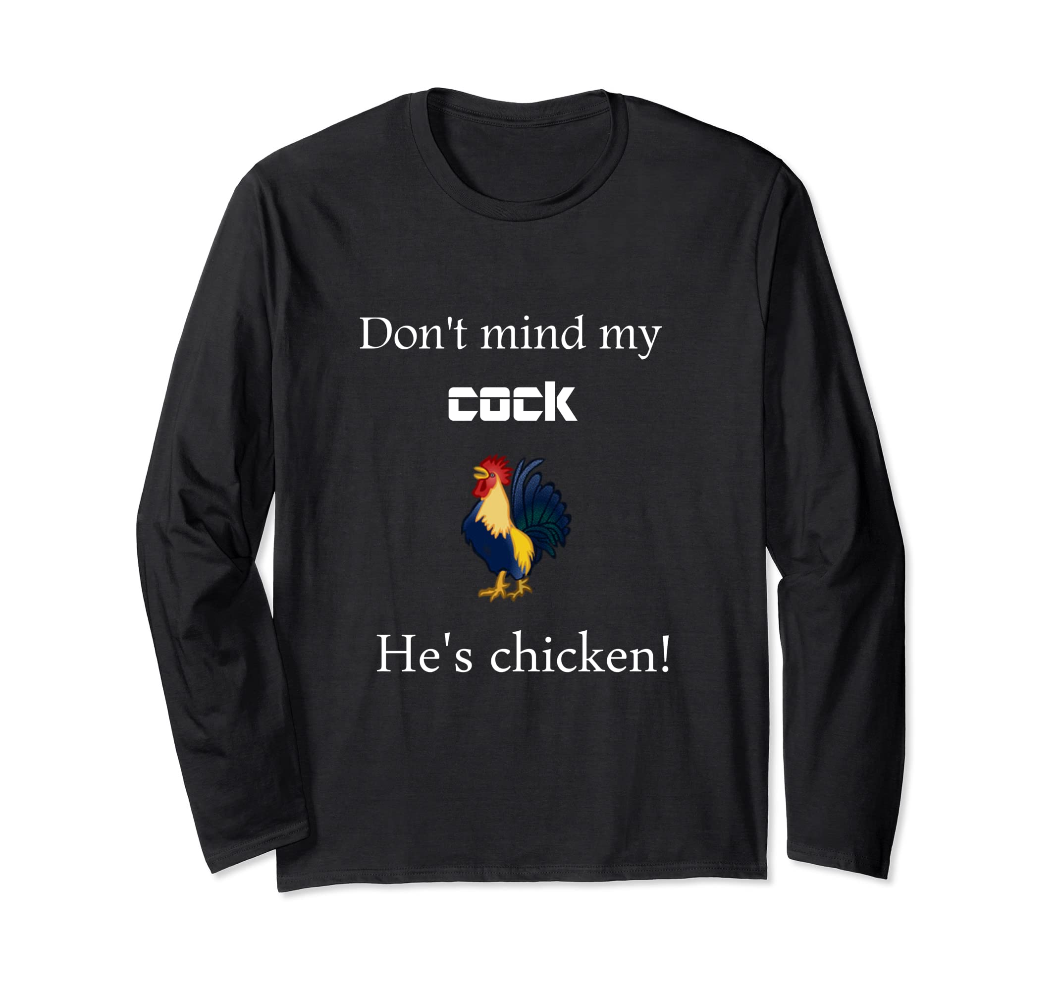 Roosters, Rooster Teeth, Rooster Fish, Decor, Hens,Chickens Long Sleeve T-Shirt