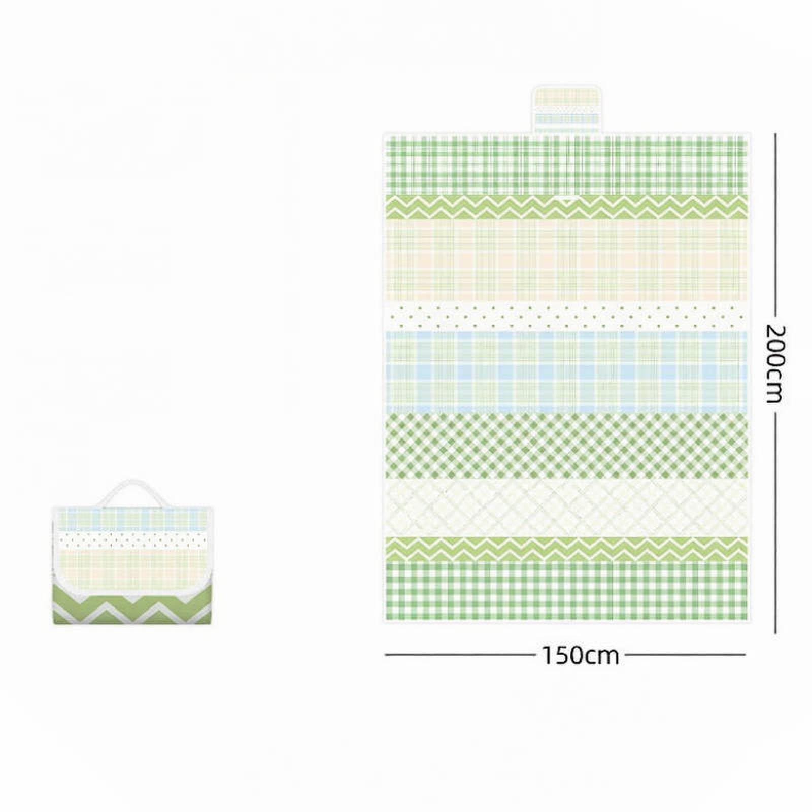 Générique Couverture de Pique-Nique imperméable, Tapis de Camping, Tapis de Plage épais, Pliable et Portable, avec Envers imperméable et poignée pour Le Parc et Les Voyages