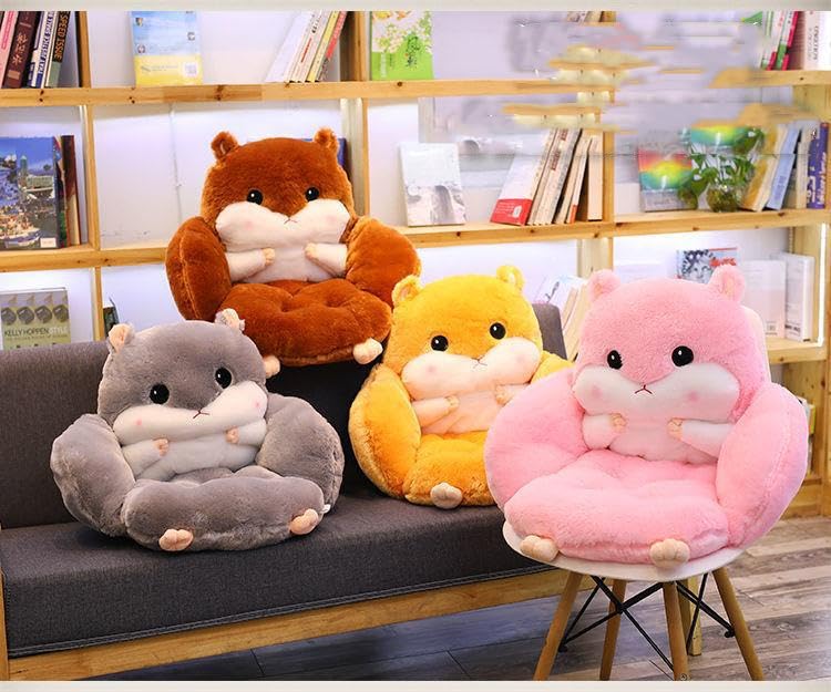 Amazon.co.jp: 背もたれクッション ハムスター 大きいサイズ ふわふわ 
