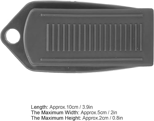 Miniatura 8 de Tope de puerta de goma, no deslizante, apilable, flexible, decorativo, soporte de tope de puerta, cuña de tope de puerta más fuerte para el hogar