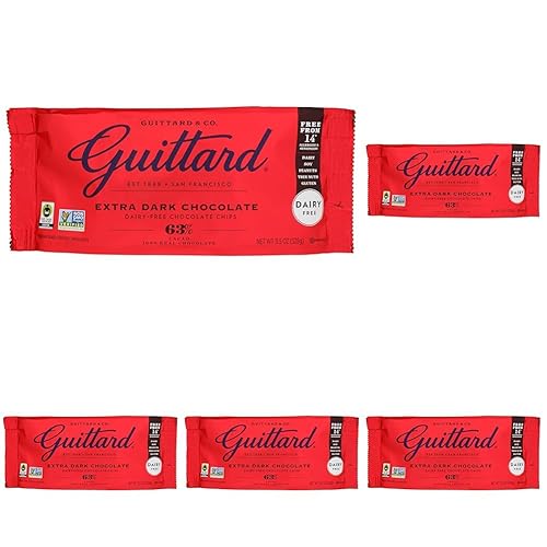 Miniatura 7 de Guittard Chips para hornear 63 chocolate extra oscuro 115 onzas
