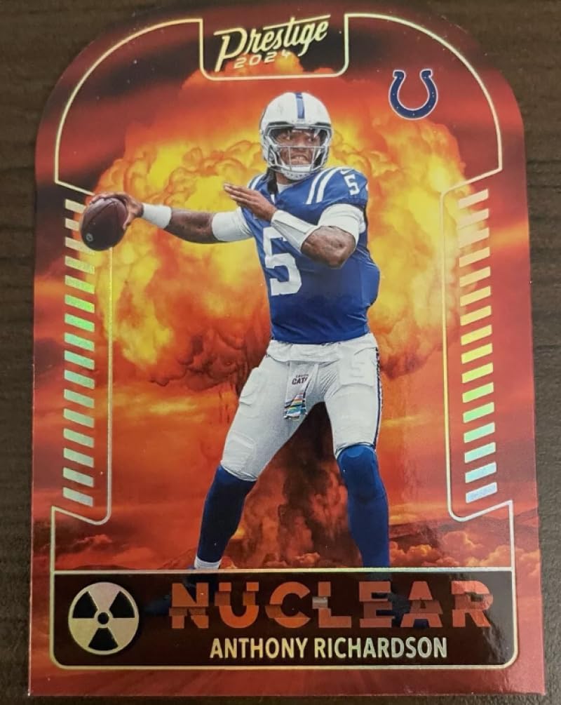 Football Trading Card 2024 Panini Prestige Nuclear #22 Anthony Richardson EX/NM Colts
