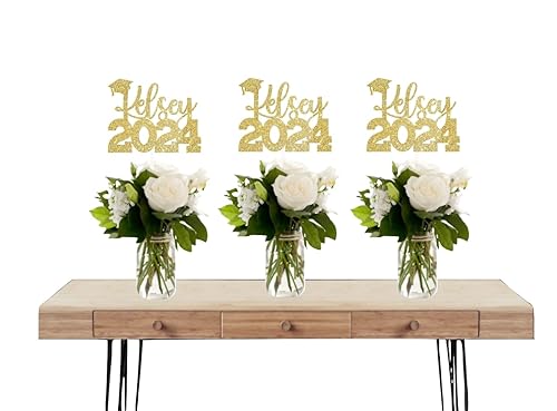 Miniatura 3 de 2024 Graduation Centerpiece, 2024 Centerpiece, Class of 2024, Custom Name 2024, Graduation, Graduation centerpiece, Senior 2024