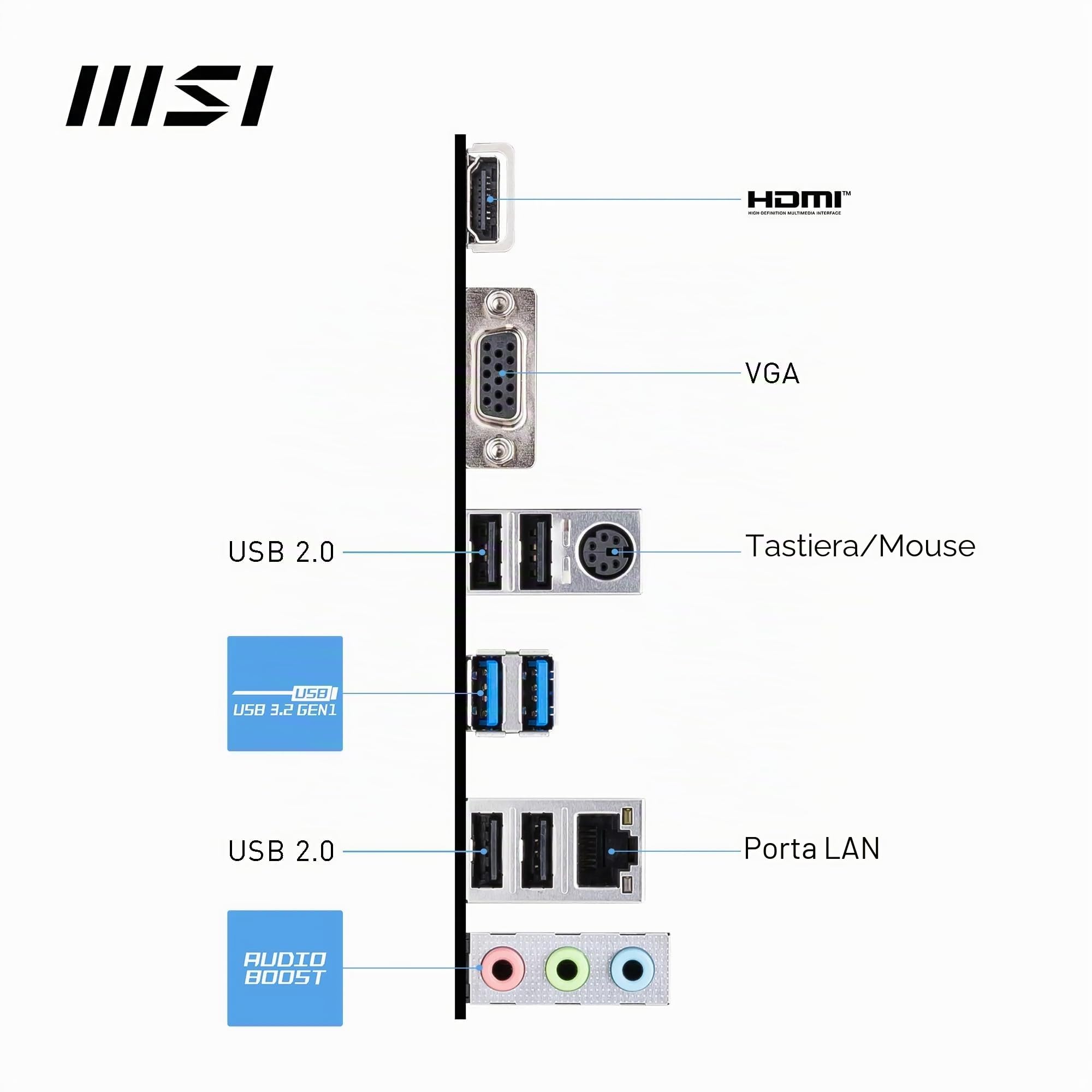MSI PRO H610M-E Scheda madre