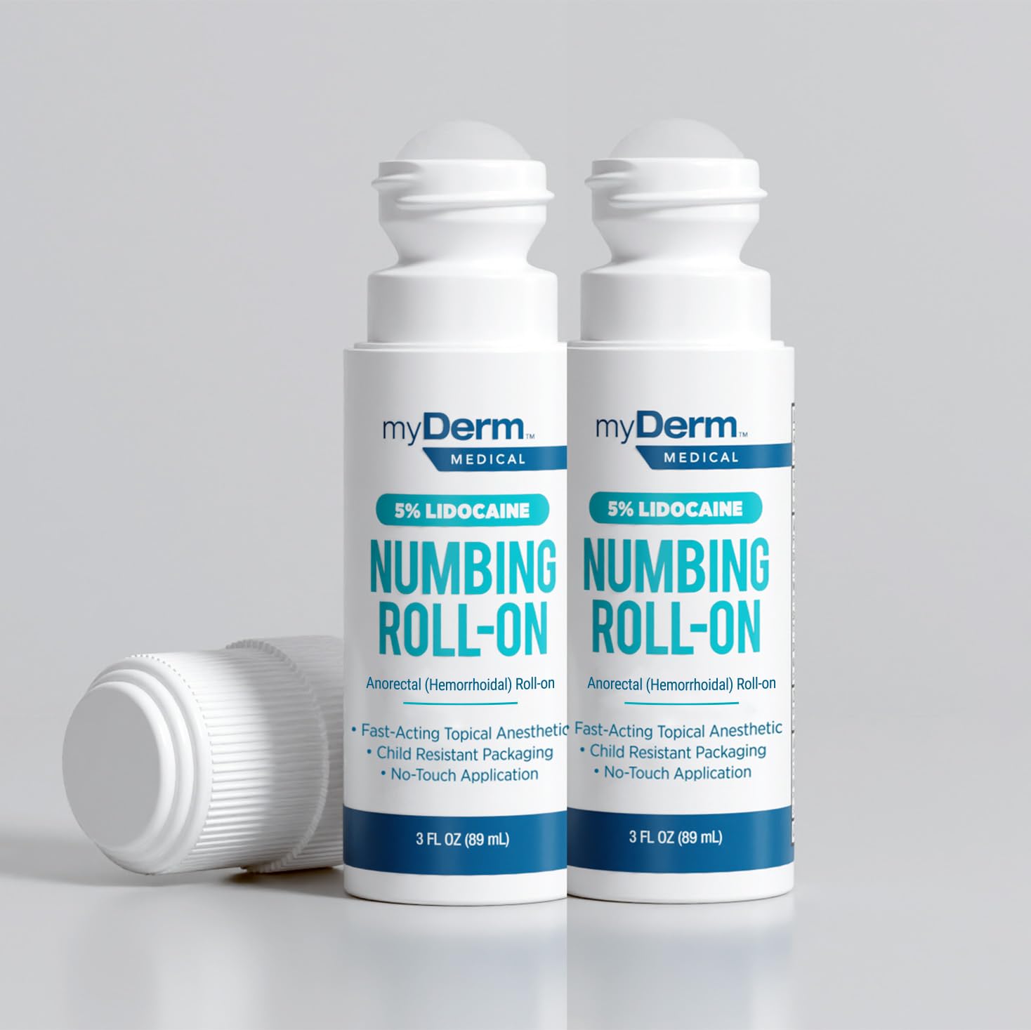 Myderm Medical 5% Lidocaine Numbing Roll On