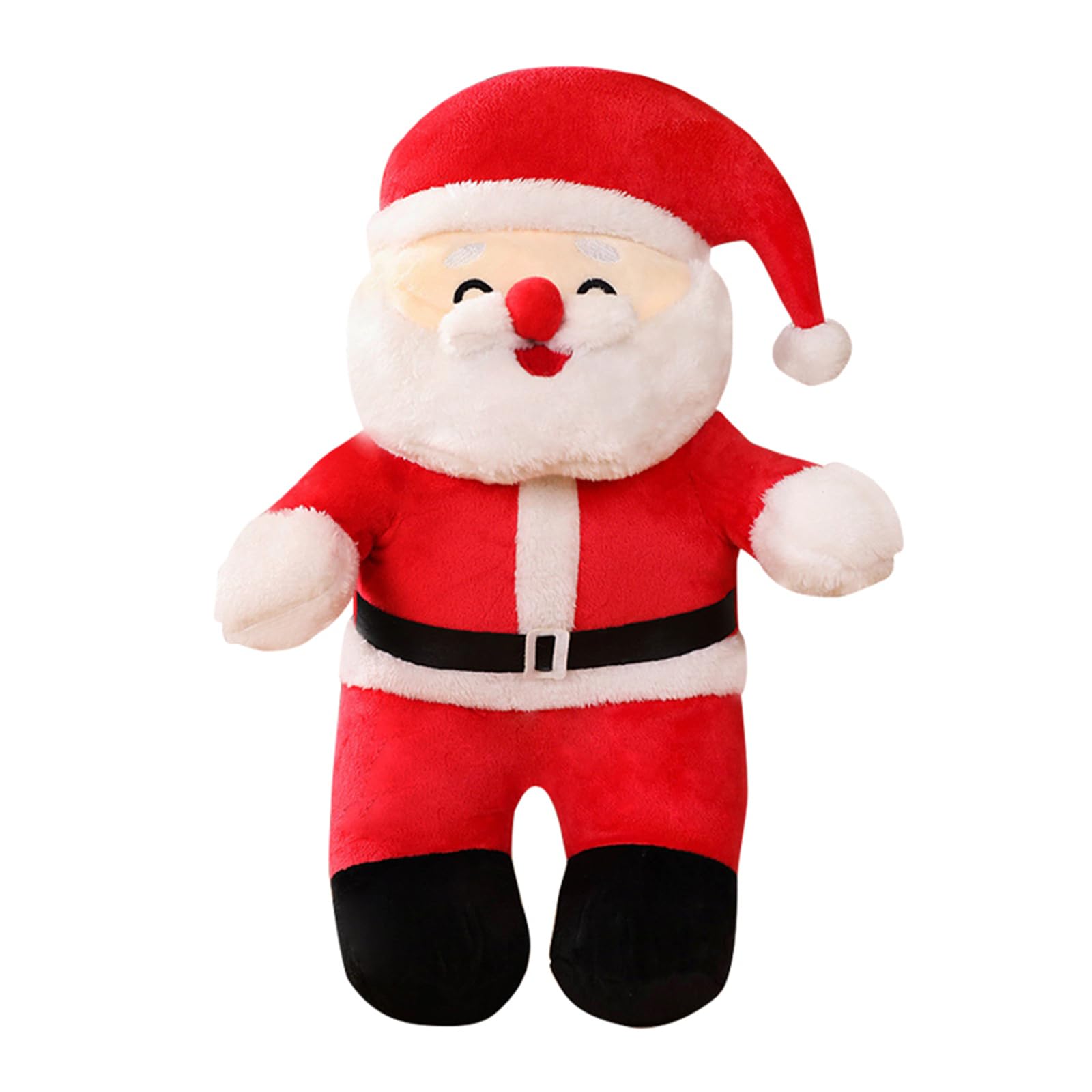 Buxuaaaa Christmas Santa Doll Pillow Plush Toy Merry Christmas Decorations for Home Ornament Festival Birthday Gifts Home Santa Plush Toy