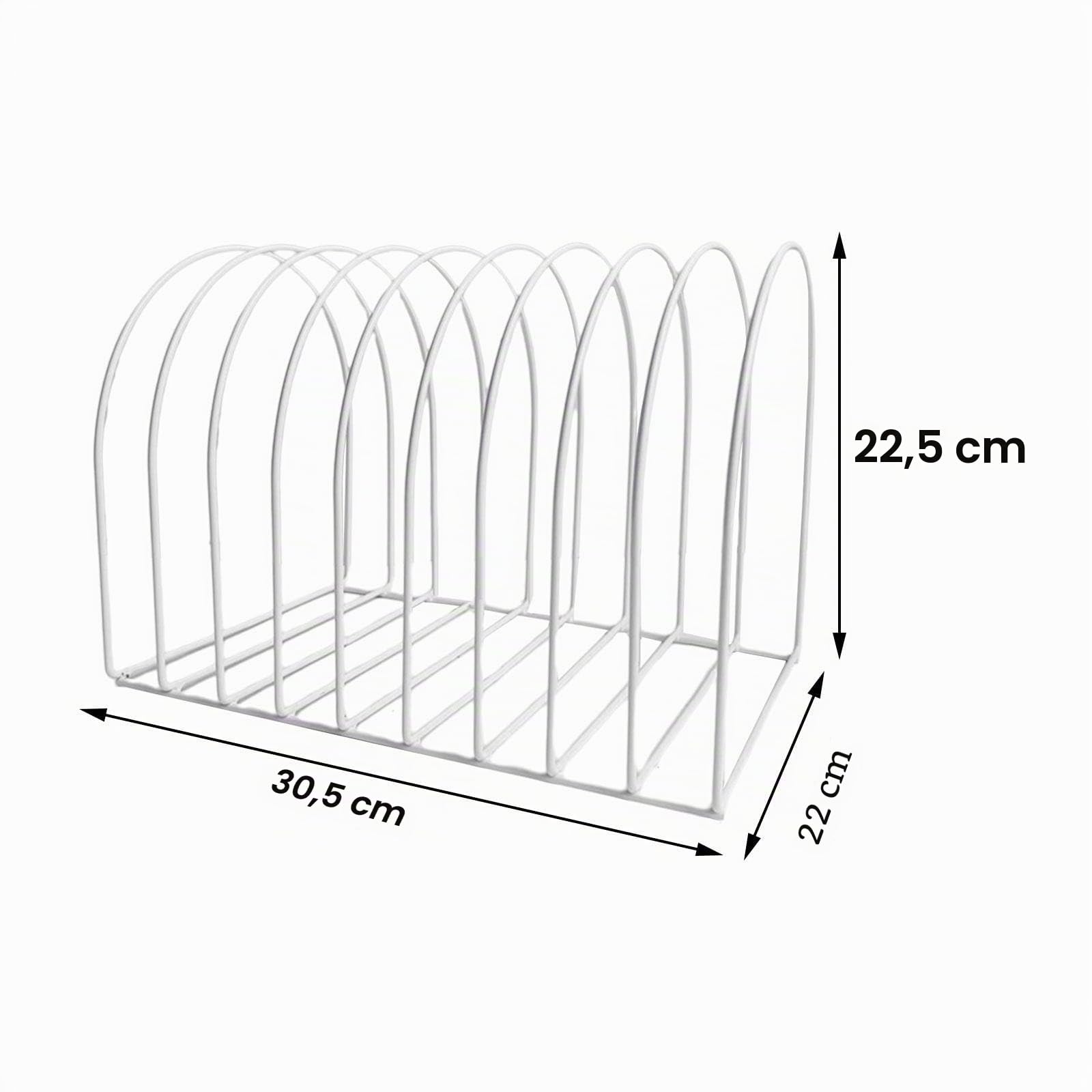 Sharplace Présentoir de chapeaux en laine, support de bonnet de bain, support décoratif de table pour chapeaux, support de rangement pour chapeaux en tricot, 10 grilles blanches